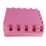 Maxbell Eva Soft Foam Floor Play mats Interlocking Tiles Kids Nursery Puzzle Pink