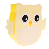 Max Cartoon 2 Compartment Bento Lunch Box Containers Yellow