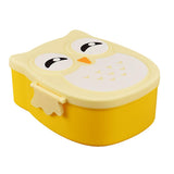 Max Cartoon 2 Compartment Bento Lunch Box Containers Yellow