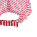 Maxbell Baby Boy Hats Striped Soft Cotton Sunhat Baseball Cap Sun Hat Beret Mesh-Red