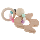 Maxbell Baby Teething Bead Wood Teether Bracelet Infant Grasping Toy Fairy