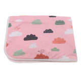 Maxbell Baby Waterproof Cotton Urine Mat Nappy Bed Changing Diaper Pad 60x75cm Pink