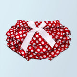 Max Baby Infant Pants Bow Print PP Shorts XL ( 12-24 Months ) Red wave point