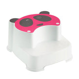 Maxbell Baby Double Step Stool for Kids Anti-Slip Childs Foot Stool Pink