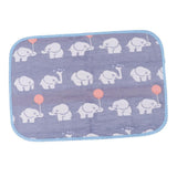 Maxbell Baby Six-Layer Gauze Padding Mattress Changing Diaper PadBlue elephant30x45cm