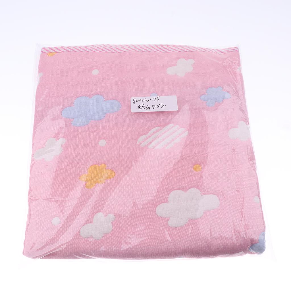 Maxbell Baby Six-Layer Gauze Padding Mattress Changing Diaper PadPink cloud50x70cm