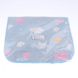 Maxbell Baby Six-Layer Gauze Padding Mattress Changing Diaper PadBlue cloud30x45cm