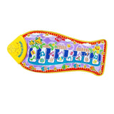 Maxbell Baby Piano Game Educational Music Toy Fish Shape Blanket Mat Pad Toys