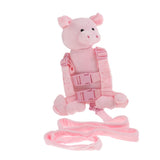 Maxbell Safety Harness Leash Strap Kid Walking Backpack Reins Bag Pink Pig
