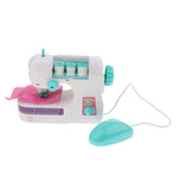 Maxbell Mini Electric Simulation Sewing Machine Pretend Play Toy for Kids Boys Girls