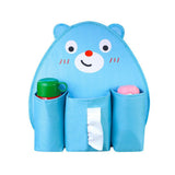 Max Children's Cartoon Car Storage Bag Animal Tissue Box  Blue Bear