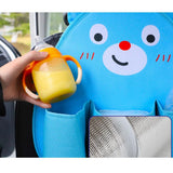 Max Children's Cartoon Car Storage Bag Animal Tissue Box  Blue Bear