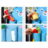 Max Children's Cartoon Car Storage Bag Animal Tissue Box  Blue Bear