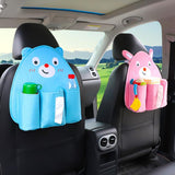 Max Children's Cartoon Car Storage Bag Animal Tissue Box  Blue Bear