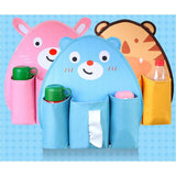 Max Children's Cartoon Car Storage Bag Animal Tissue Box  Blue Bear