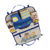 Max Oxford Cloth Car Storage Bag Folding Mobile Mummy Bag Blue