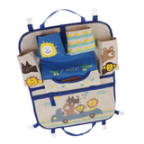 Max Oxford Cloth Car Storage Bag Folding Mobile Mummy Bag Blue