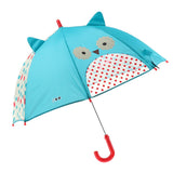 Cute Cartoon Animal Kids Automatic Umbrella Windproof Portable Owl