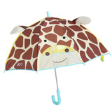 Cute Cartoon Animal Kids Automatic Umbrella Windproof Portable Giraffe