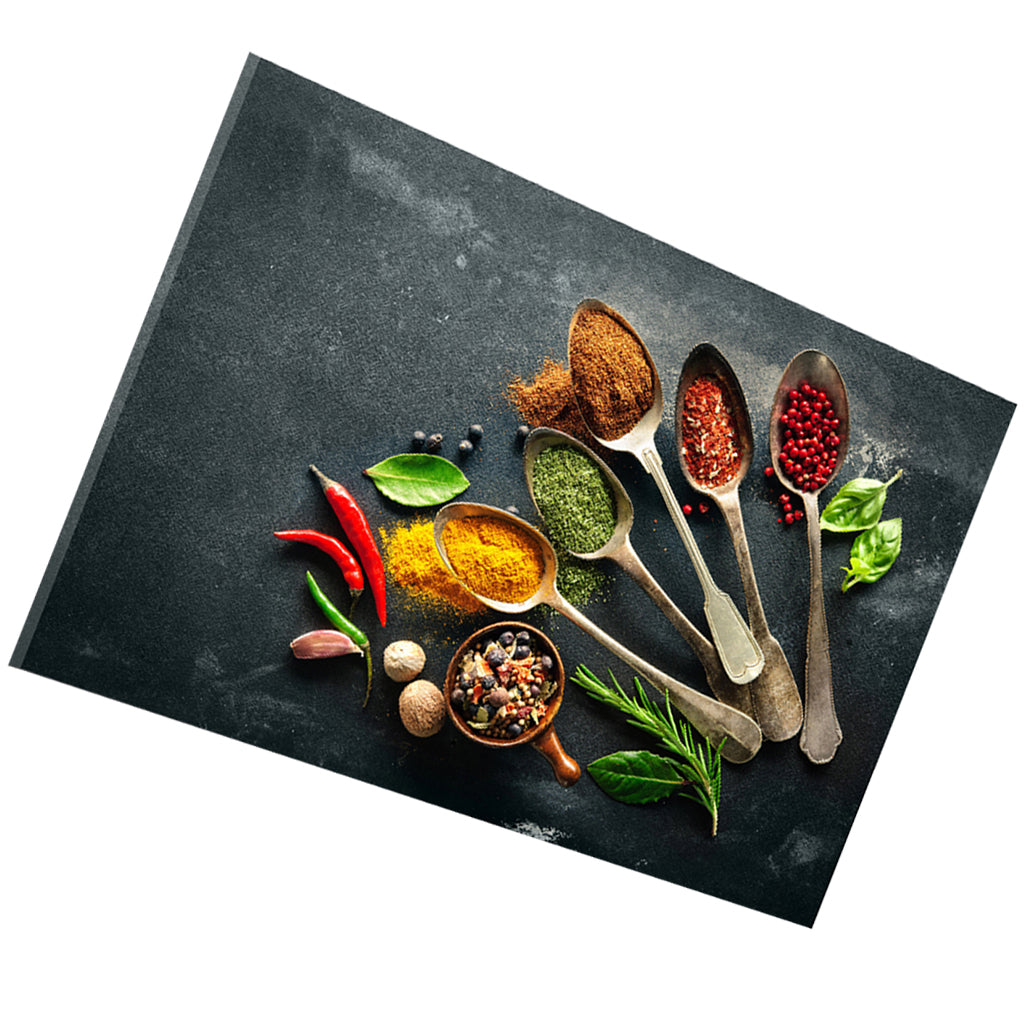 Maxbell Spices and Spoon Canvas Painting Kitchen Cooking Picture Wall Decor S