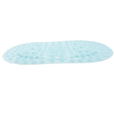 Maxbell Antislip Bath Mat Shower Tub Mat With Suction Cups for Bathroom Light Blue