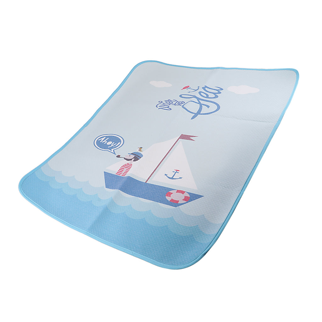 Maxbell Baby Washable Diaper Changing Mat Pad Bed Wetting PadsBoat- 100x60cm