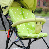 Max Baby Pushchair Stroller Kids Seat Pad Pram Liner Cushion Mat Green Dot