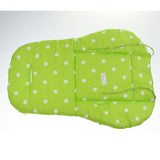 Max Baby Pushchair Stroller Kids Seat Pad Pram Liner Cushion Mat Green Dot