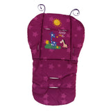 Maxbell Baby Thick Stroller Pram Pushchair Mat Seat Cushion Pad Liner Cover Purple