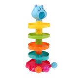 Maxbell Ball Drop Toy 5 Layer Tower Run with Swirling Ramps 3 Balls Development Toy