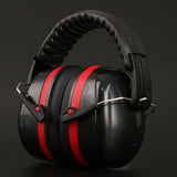 Maxbell Safety Ear Muffs Professional Ear Defenders for Sleep/Shooting Red+Black