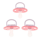 Maxbell Baby Infant Orthodontic Dummy Pacifier Silicone Teat Pink(Round Pacifier)