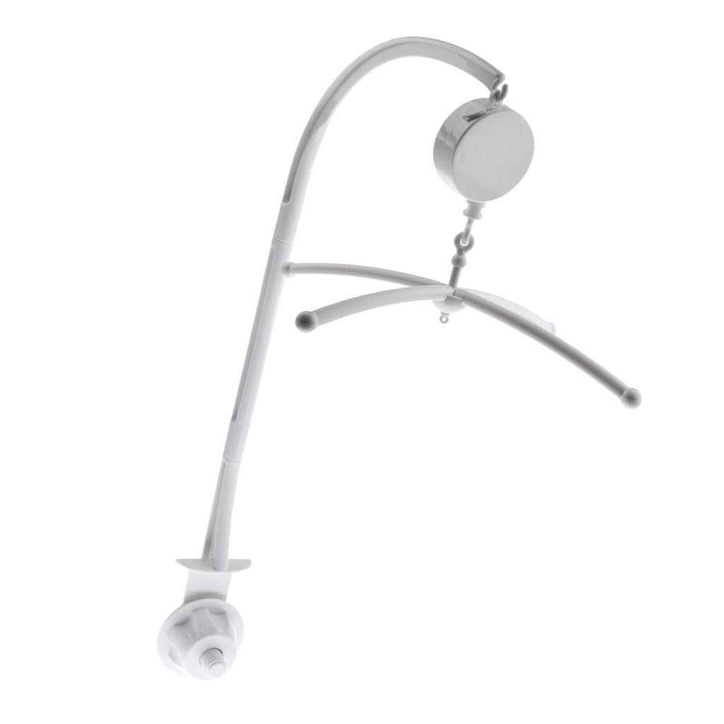 Maxbell 26 Inch Wind Up Mobile Music Box Baby Crib Nursery Mobiles, Bed Bell Toy Holder Arm Bracket for Custom Mobiles