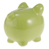 Max Ceramic piggy bank creative piggy bank classmate birthday gift Green