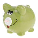 Max Ceramic piggy bank creative piggy bank classmate birthday gift Green