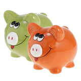 Max Ceramic piggy bank creative piggy bank classmate birthday gift Green
