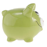 Max Ceramic piggy bank creative piggy bank classmate birthday gift Green