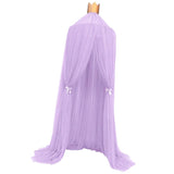 Maxbell Fairy Princess Bed Canopy Mosquito Net Tent with Gauze Curtain Decor Purple
