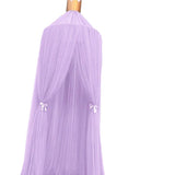 Maxbell Fairy Princess Bed Canopy Mosquito Net Tent with Gauze Curtain Decor Purple
