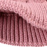 Maxbell Kids Winter Warm Hat Baby Beanie Pom Pom Knit Cap for Girls and Boys Pink