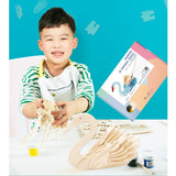 Maxbell Children's Handmade DIY 3D Wooden Jigsaw Puzzle Educational Toy Swan