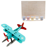 Maxbell Children's Handmade DIY 3D Wooden Jigsaw Puzzle Educational Toy Seaplane