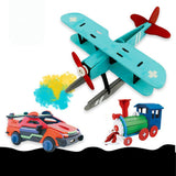 Maxbell Children's Handmade DIY 3D Wooden Jigsaw Puzzle Educational Toy Seaplane