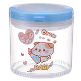 Maxbell Baby Kids Large Capacity Milk Powder Cartoon Box Snack Containers Blue