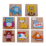 Max 3D Animal Puzzle Children Wooden Jigsaw Puzzle Toy  Elephant