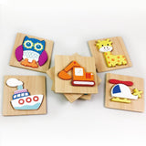 Max 3D Animal Puzzle Children Wooden Jigsaw Puzzle Toy  Elephant