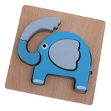 Max 3D Animal Puzzle Children Wooden Jigsaw Puzzle Toy  Elephant