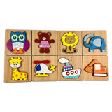 Max 3D Animal Puzzle Children Wooden Jigsaw Puzzle Toy  Elephant
