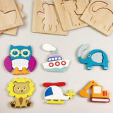 Max 3D Animal Puzzle Children Wooden Jigsaw Puzzle Toy  Elephant