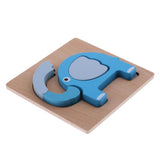 Max 3D Animal Puzzle Children Wooden Jigsaw Puzzle Toy  Elephant